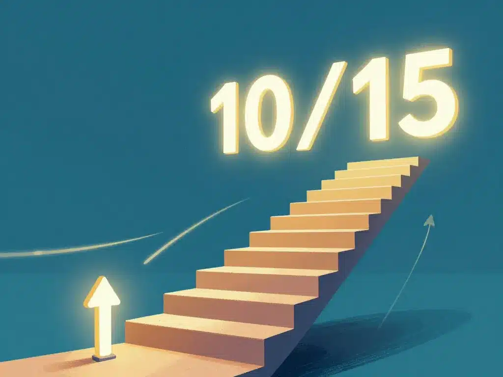 10/15 sur 20 transformation progression scolaire