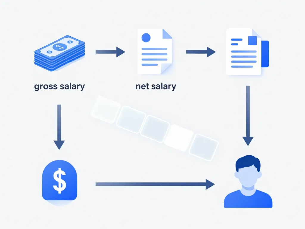 30000 euros brut en net diagramme explication brut vers net