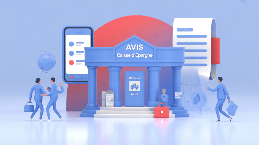 avis caisse d epargne illustration banque moderne