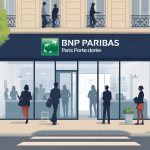 agence bnp paribas - paris porte doree 12e façade moderne urbaine