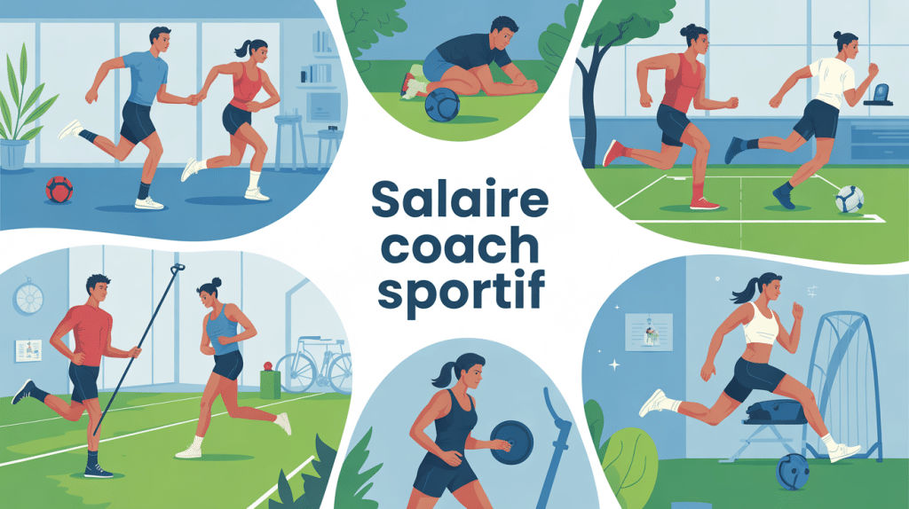 coach sportif salaire illustration France