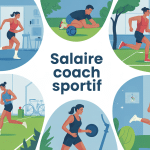 coach sportif salaire illustration France