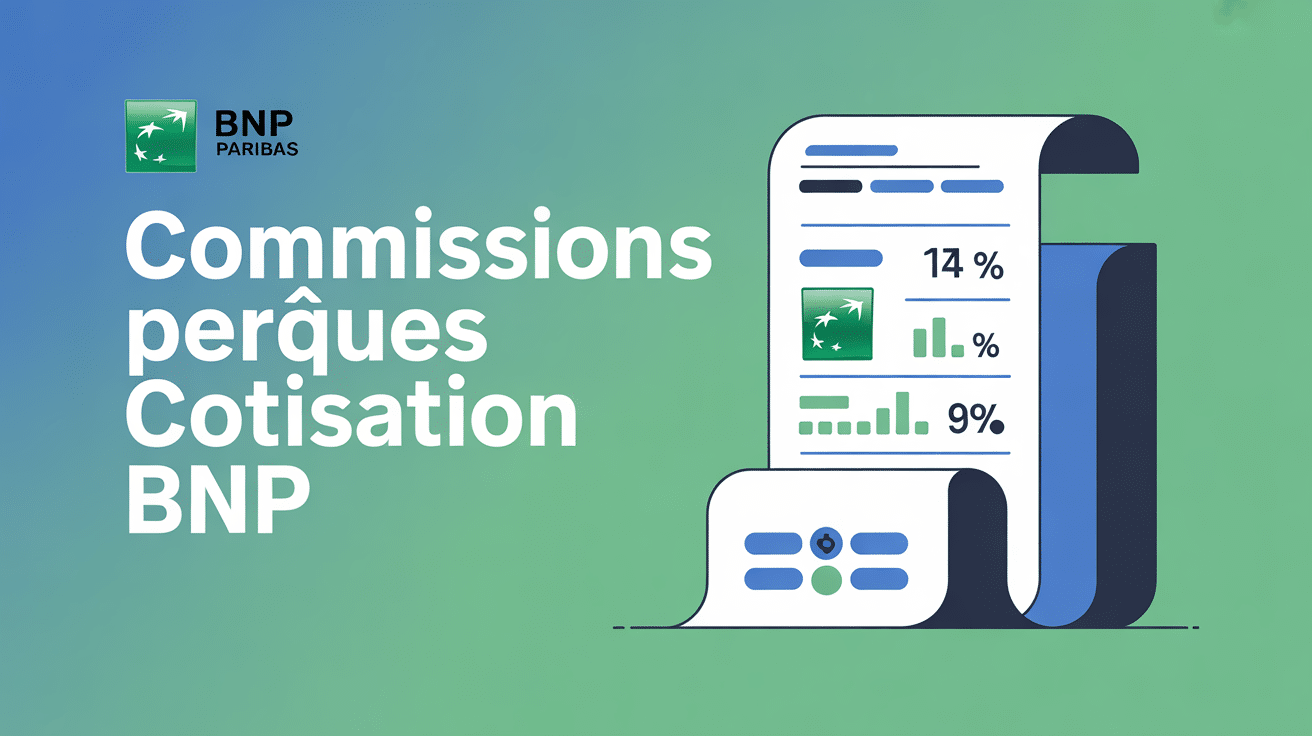 commissions percues cotisation bnp illustration relevé frais