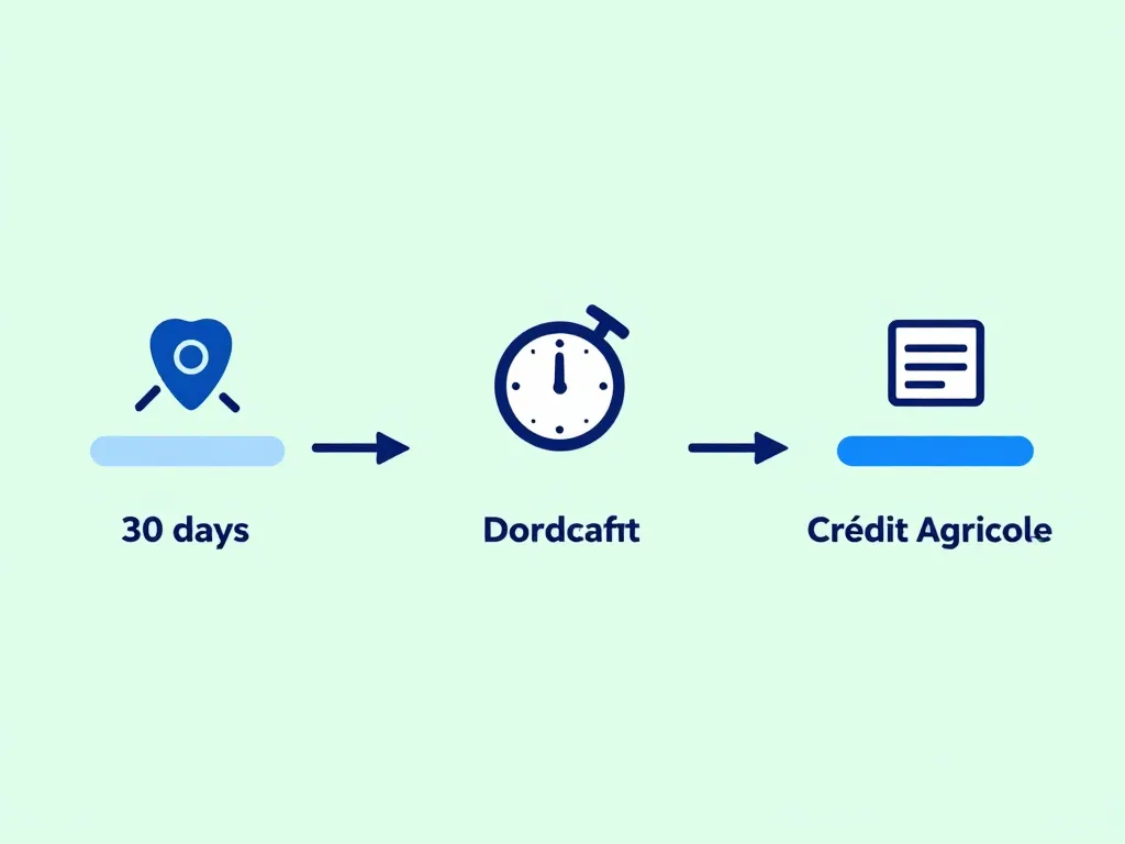 schéma fonctionnement découvert crédit agricole 30 jours