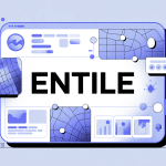 entile illustration interface digital cartes SEO