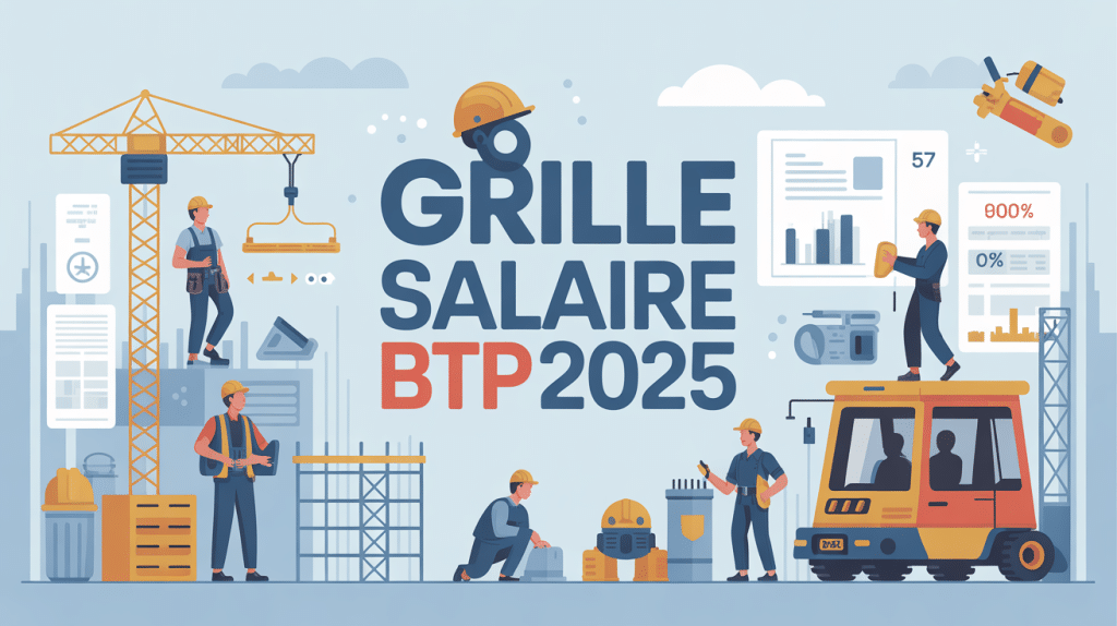 grille salaire BTP 2025 chantier ouvriers cadres