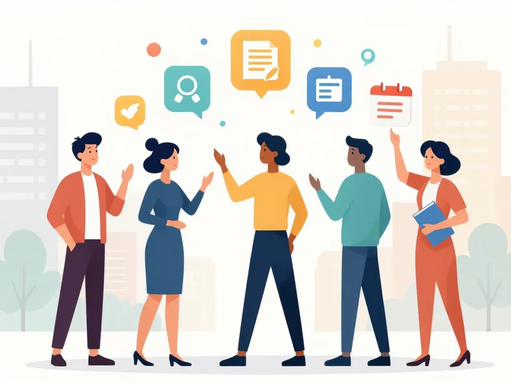 citoyens utilisant harnes hub au quotidien