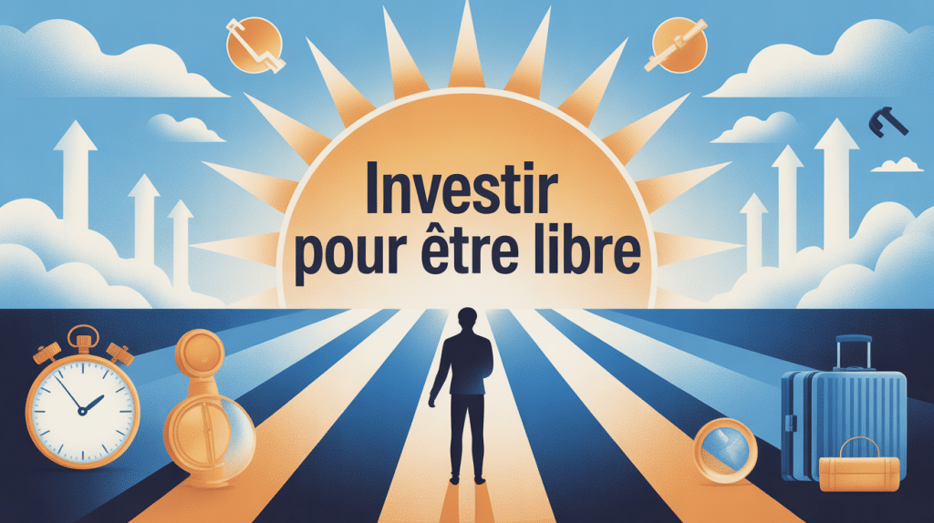 investir pour etre libre illustration liberté financière moderne
