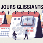 jours glissants def explication visuelle paie droit travail
