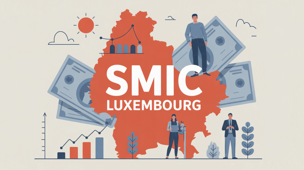 Illustration SMIC Luxembourg carte économie