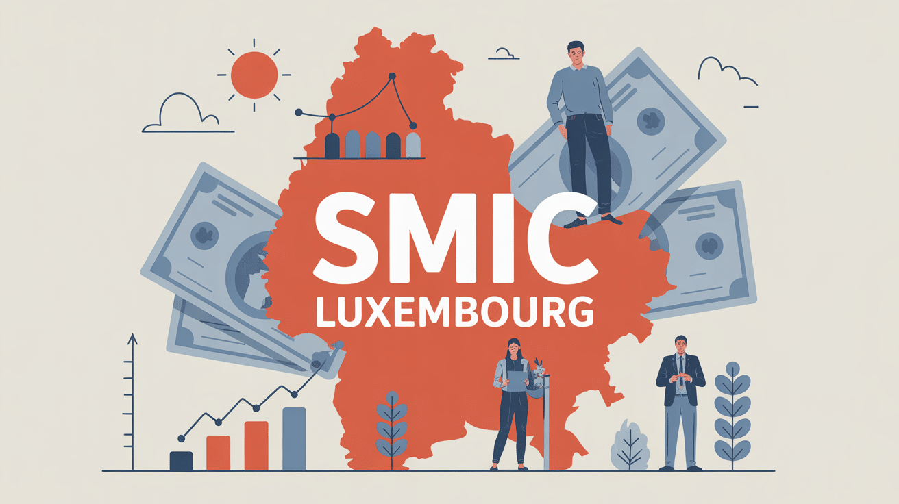 Illustration SMIC Luxembourg carte économie