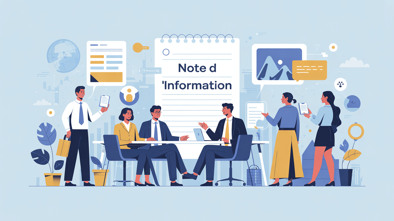 note d'information en entreprise communication interne