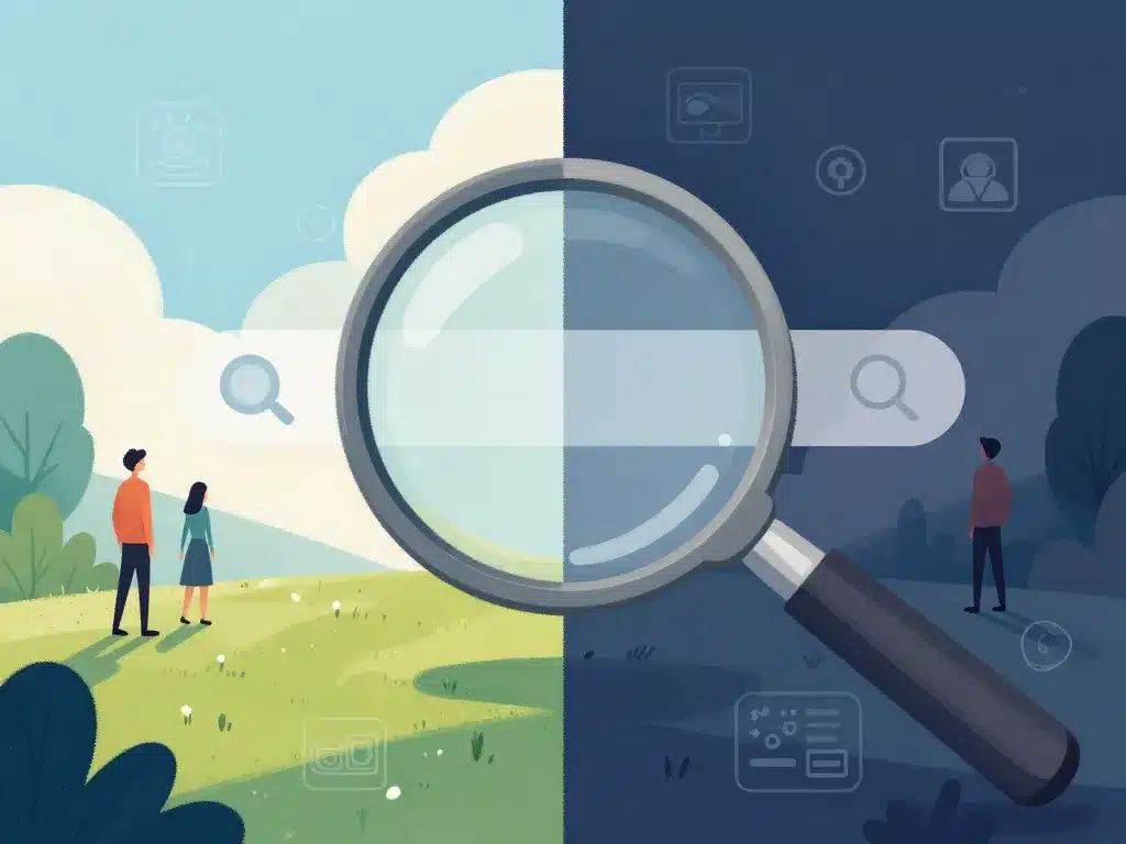 Illustration éditoriale orn SEO