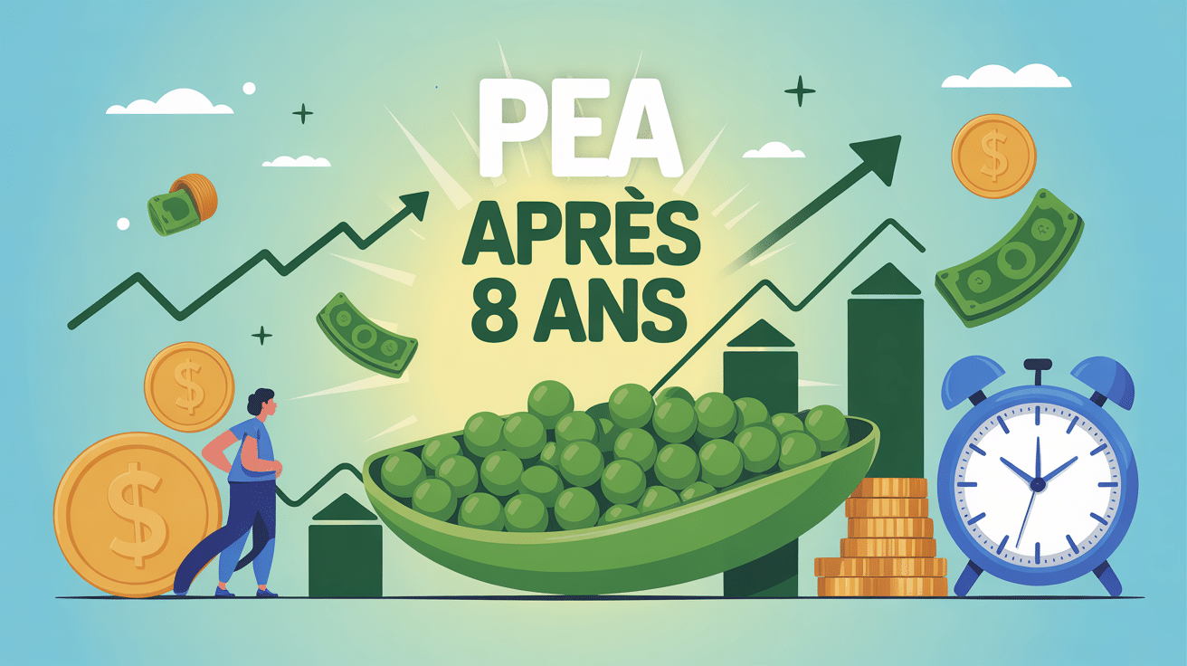 pea fiscalité après 8 ans visuel dynamique