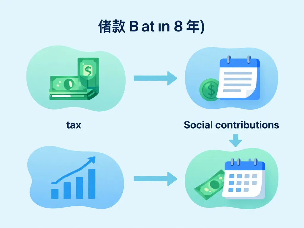 pea fiscalité après 8 ans diagramme fiscal
