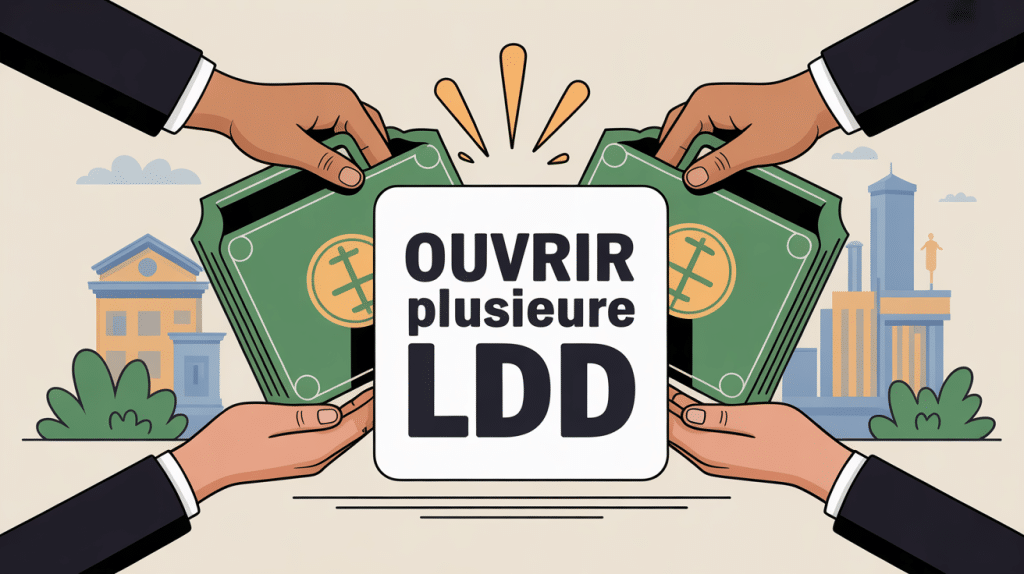 peut on avoir plusieur ldd illustration bancaire moderne