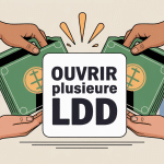 peut on avoir plusieur ldd illustration bancaire moderne