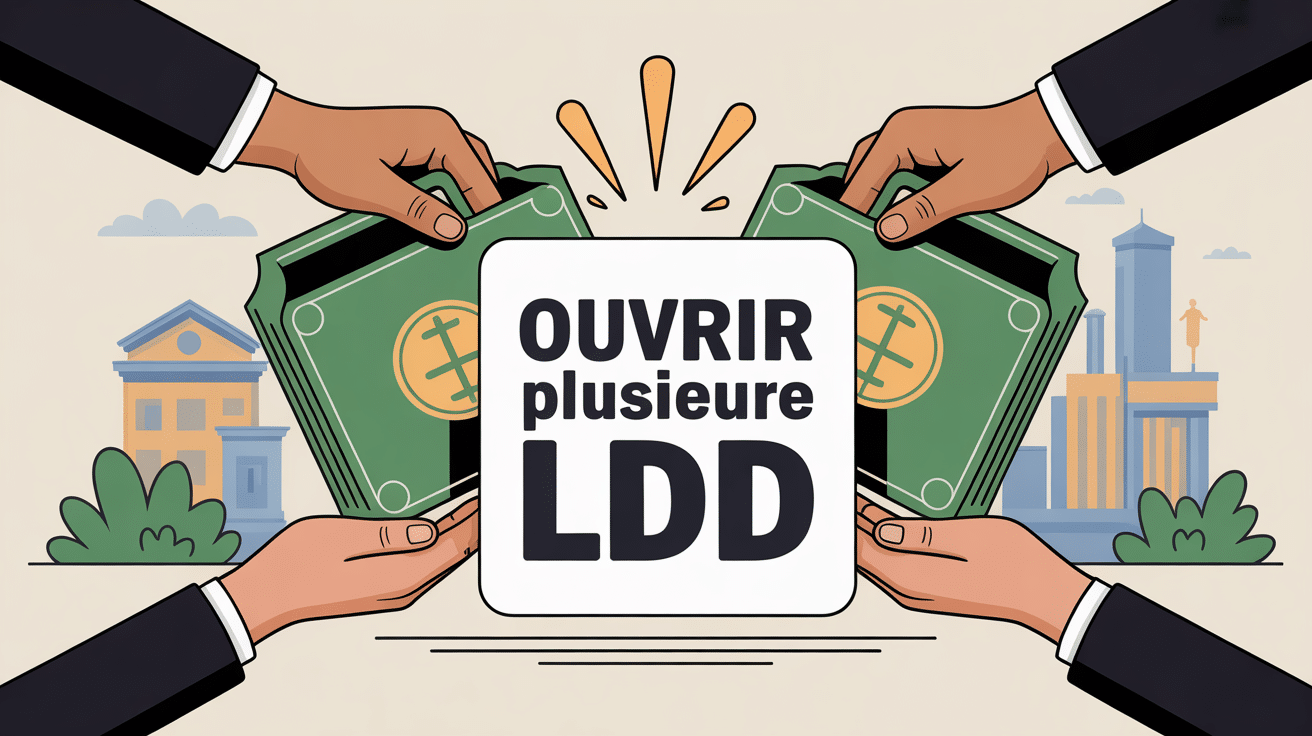 peut on avoir plusieur ldd illustration bancaire moderne