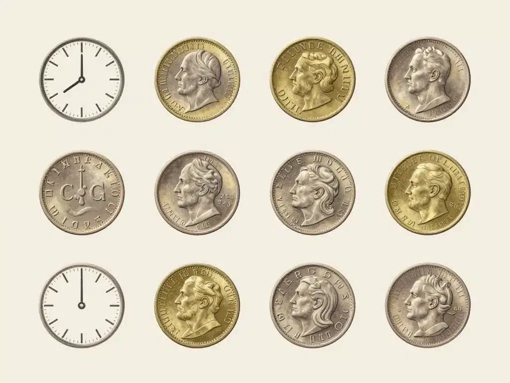 pièce de 2 francs chronologie typologies