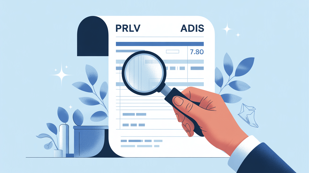 prlv adis main masculine vérifie relevé bancaire