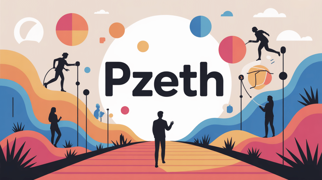 Illustration abstraite pzeth réflexion innovation