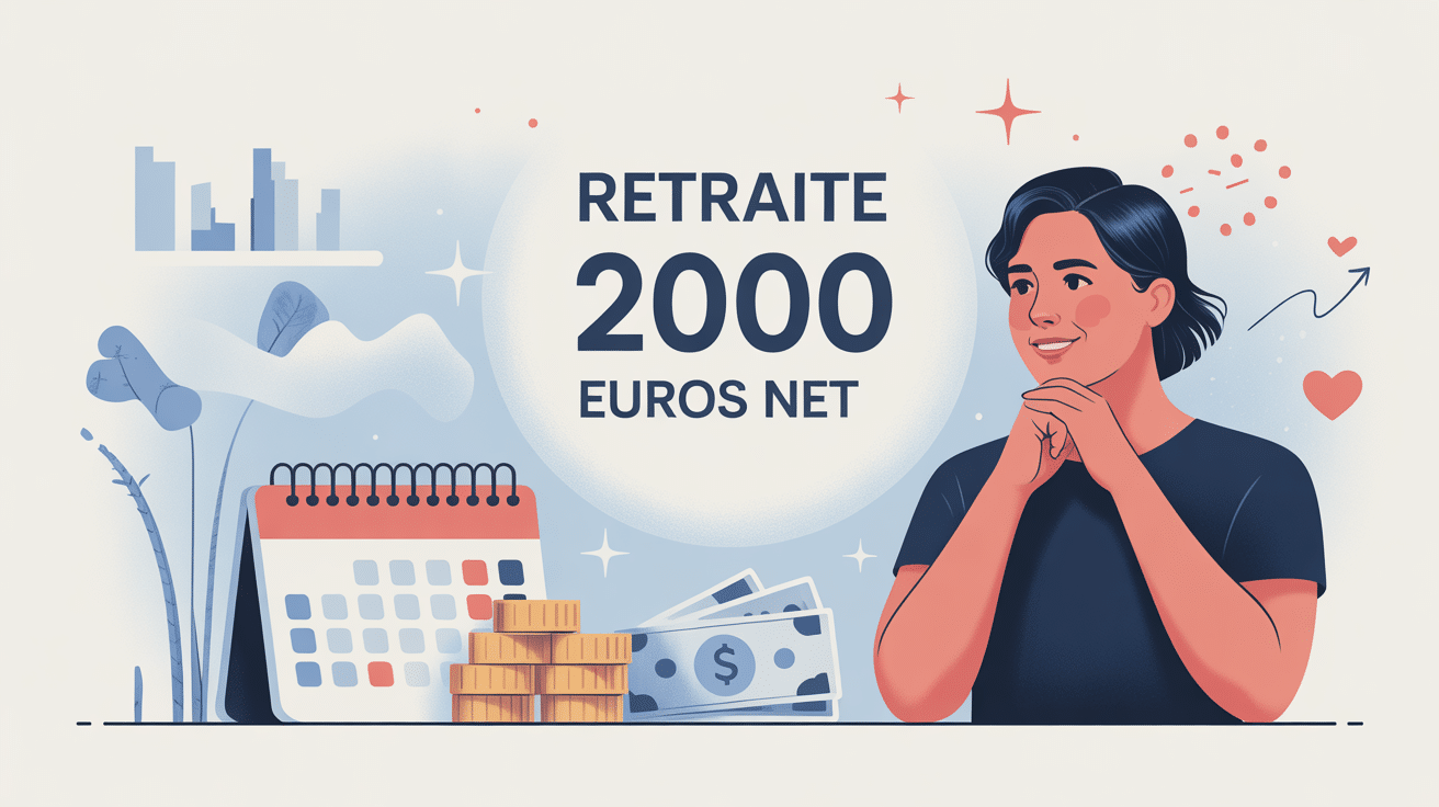 quelle retraite pour un salaire de 2000 euros net illustration thème