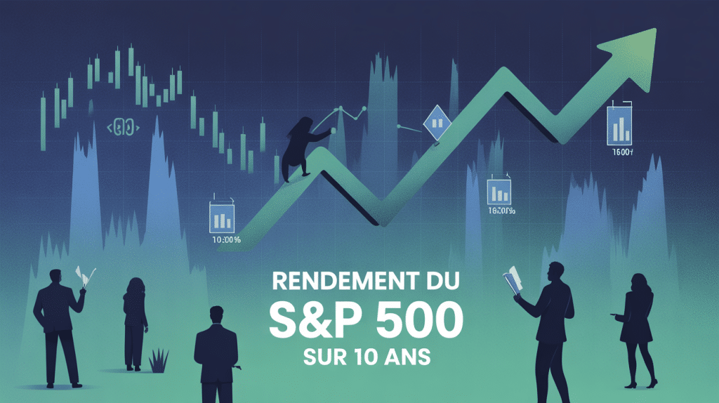illustration rendement s&p 500 10 ans graphique