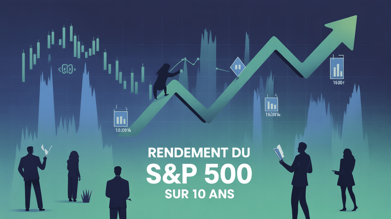 illustration rendement s&p 500 10 ans graphique