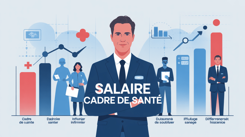 illustration salaire cadre de santé France évolution carrière