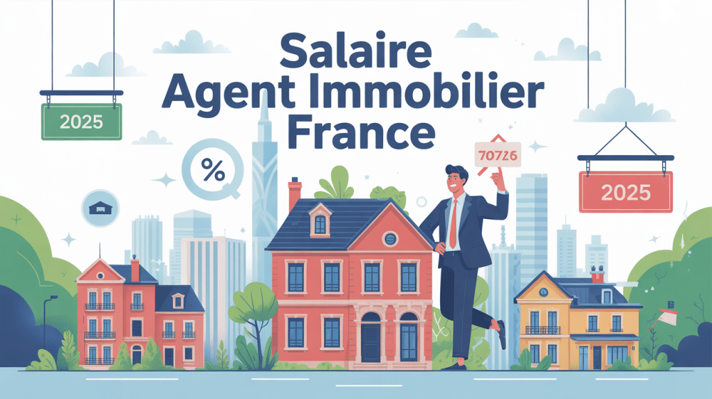 salaire des agents immobiliers en France 2025, agent et commissions