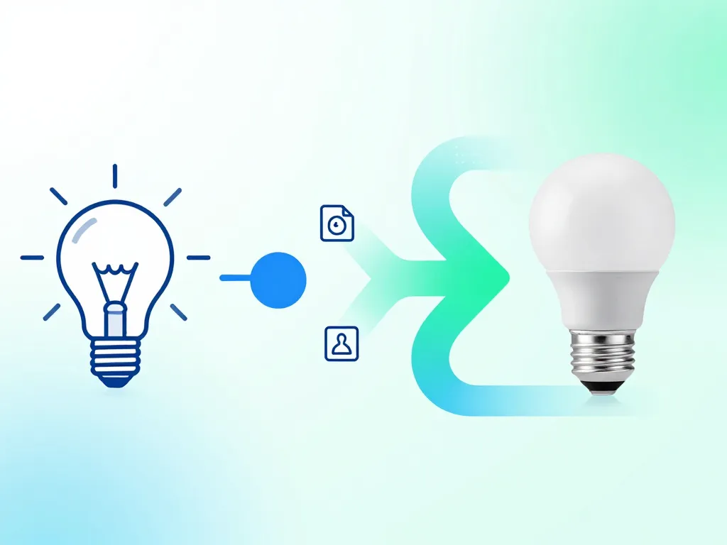 schéma évolution idée startup tech