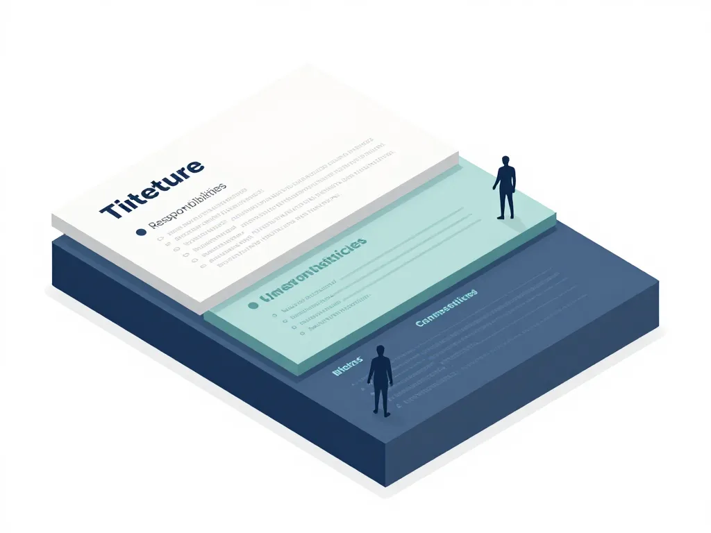 Diagramme structure fiche de poste modèle