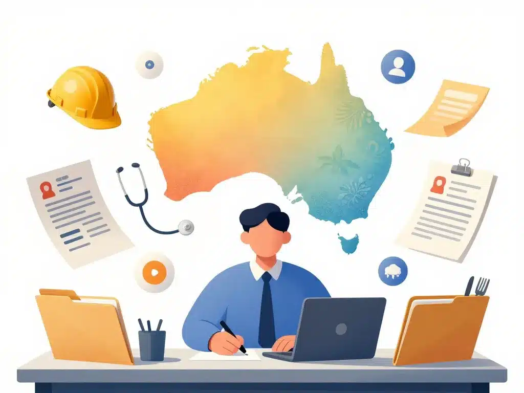 illustration travailler en australie préparation emploi