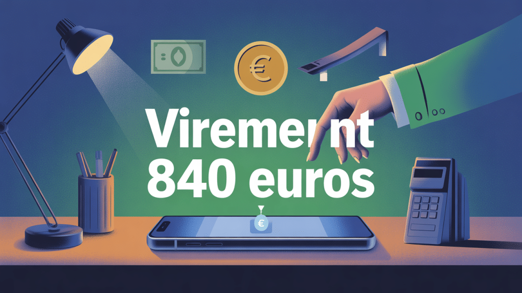 virement 840 euros smartphone sécurité bancaire