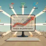 Analyse de performance avec tableau de bord KPI