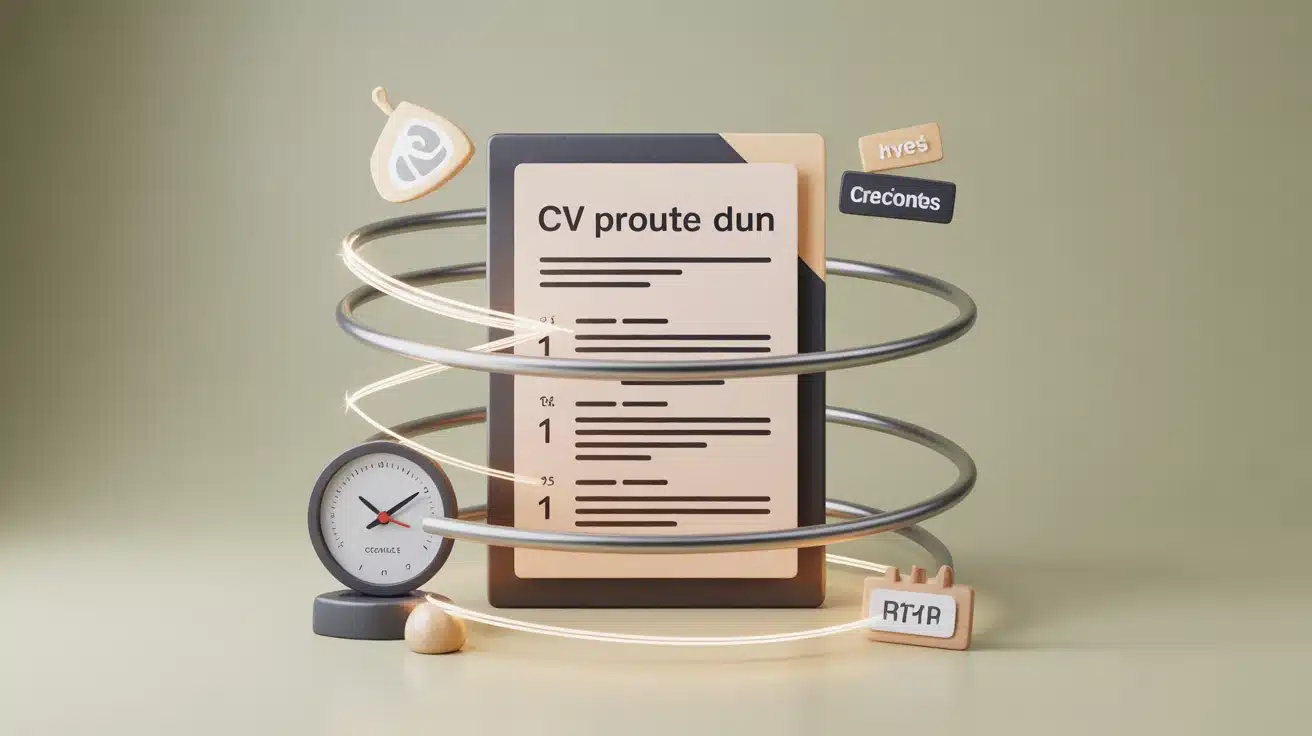 CV percutant en 6 secondes avec chronomètre et résultats chiffrés
