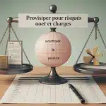 Illustration provision pour risques et charges pour le passif comptable