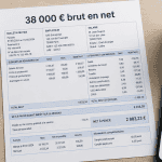 38k brut en net fiche de paie sur bureau