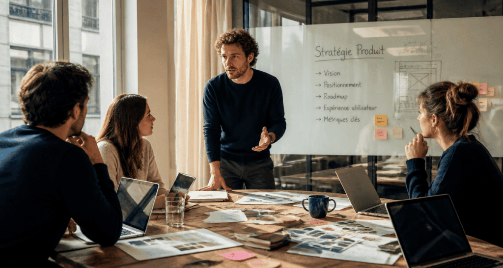 conseil product management réunion équipe
