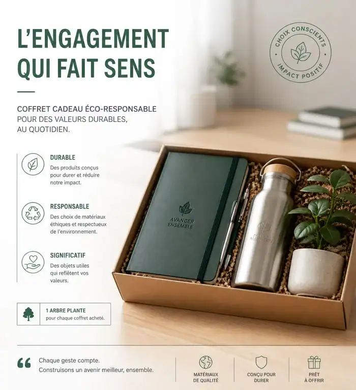 Exemple de cadeau entreprise original et éco-responsable pour collaborateurs