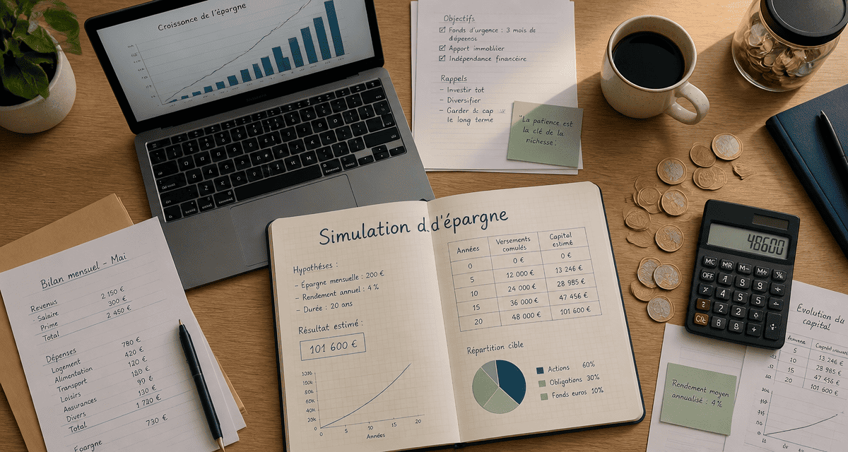 epargne simulation documents financiers