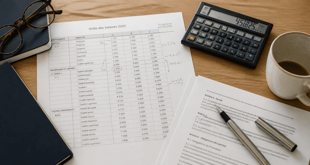 grille salaire expert comptable 2025 sur bureau