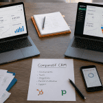 Comparatif hubspot ou pipedrive sur bureau moderne