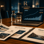 marketing branding table dossiers