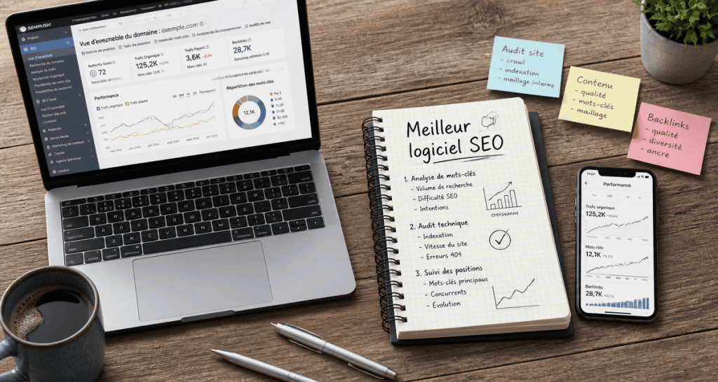 meilleur logiciel seo sur bureau consultant