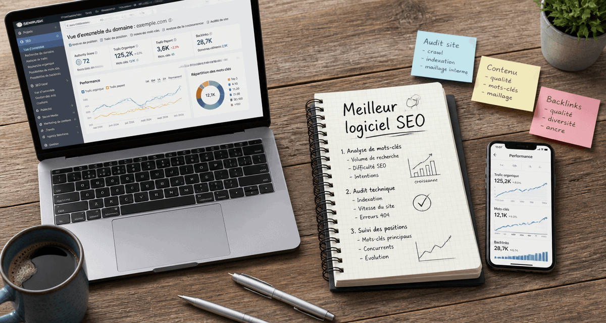 meilleur logiciel seo sur bureau consultant