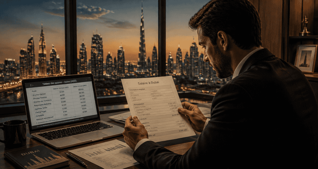 salaire a dubai homme fiche de paie