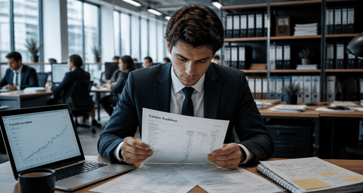 salaire auditeur fiche de paie bureau