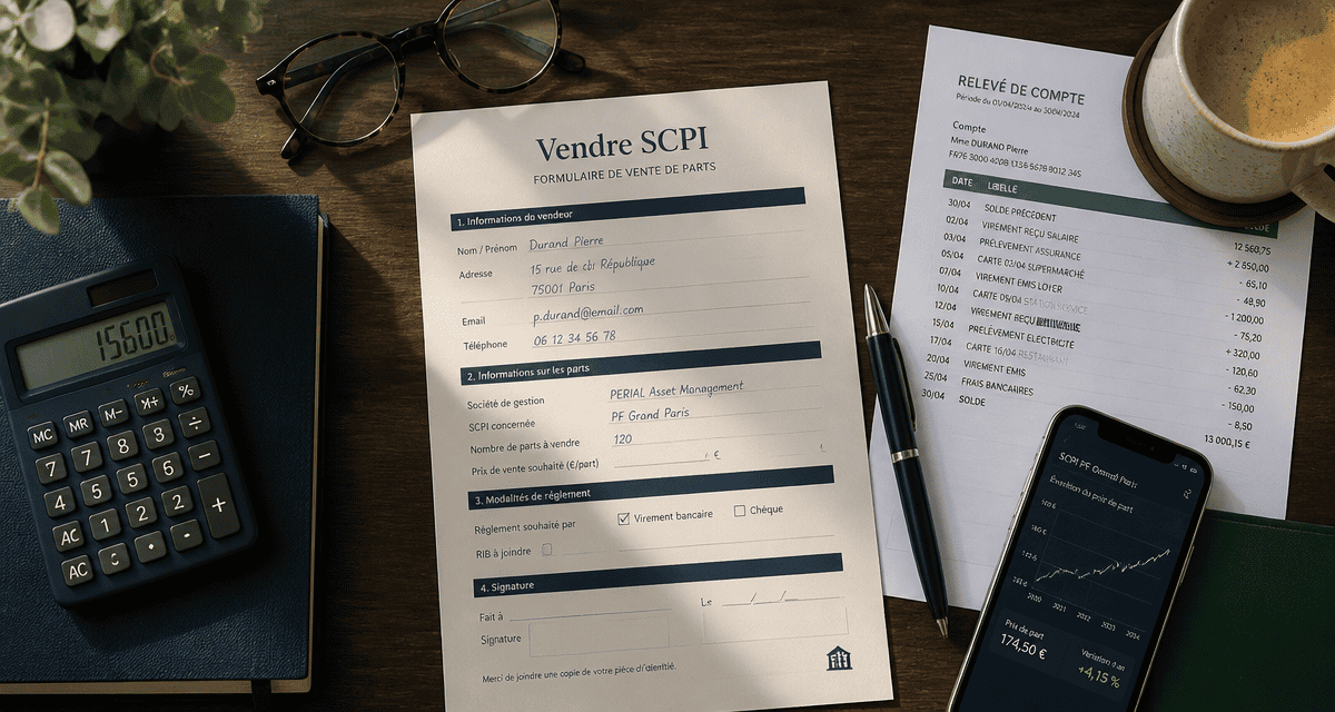 vendre scpi formulaire calculatrice bureau