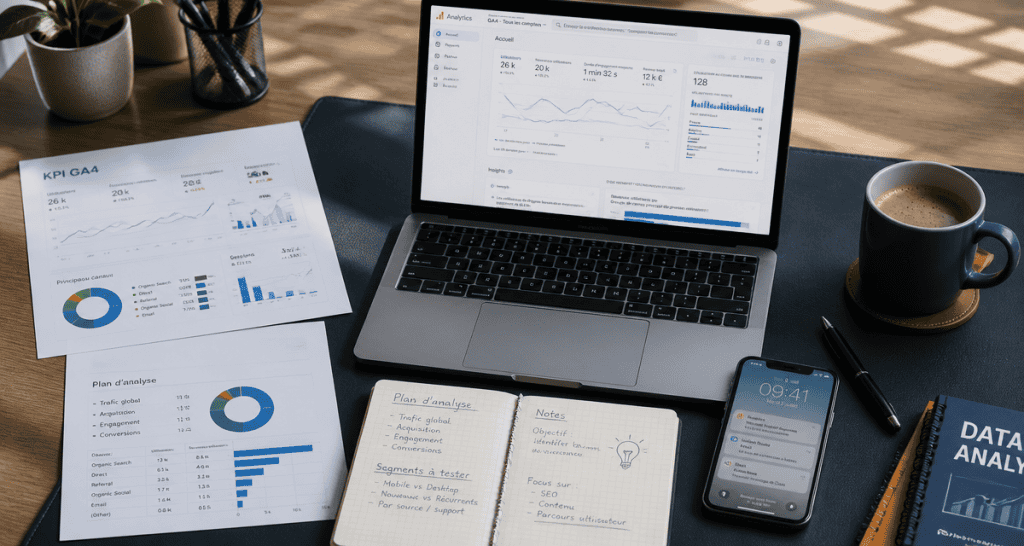 website kpi google analytics bureau data analyst